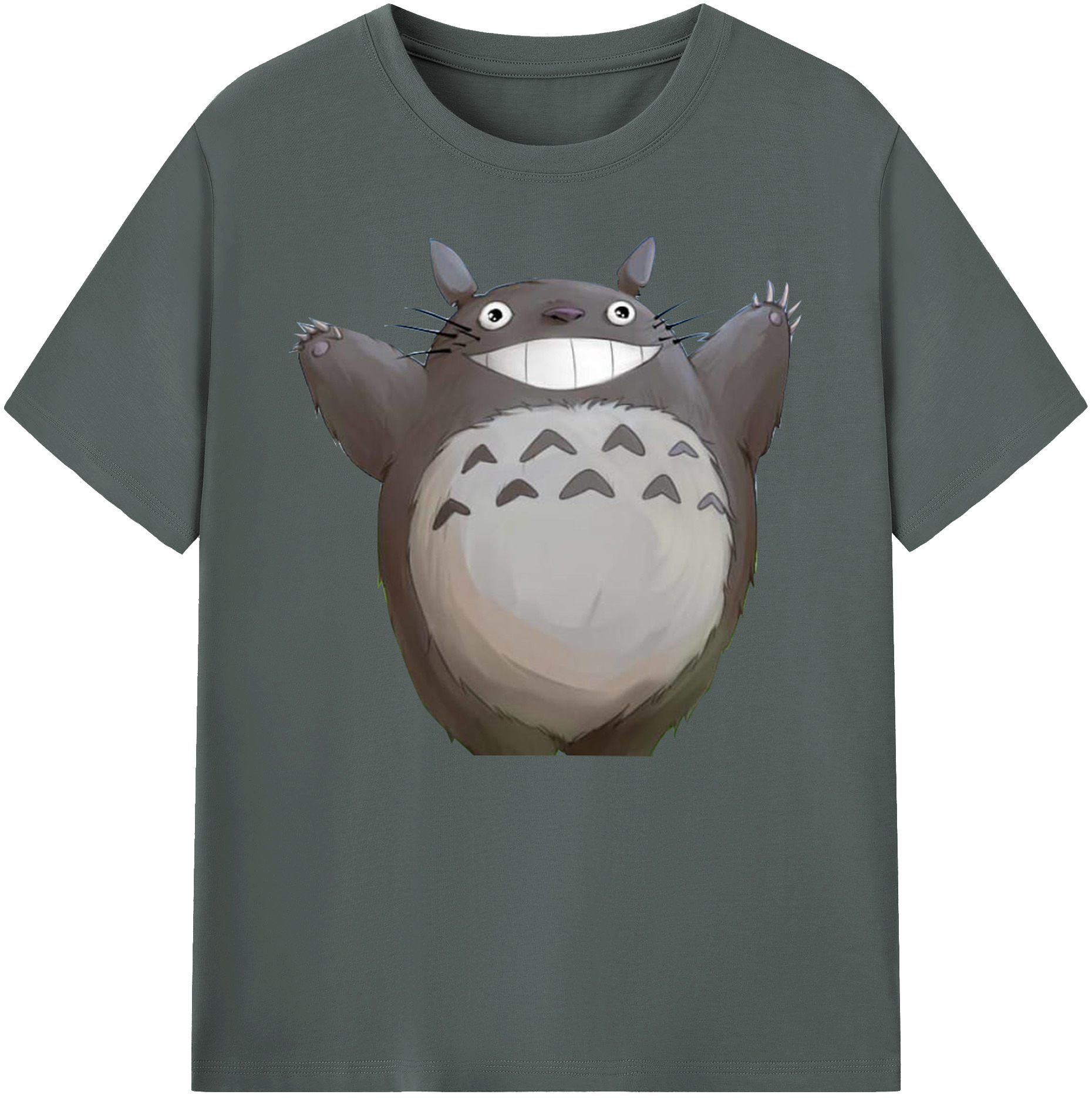 （画像用） となりのトトロ 草壁メイ 草壁サツキ My Neighbor Totoro Satsuki Kusakabe Mei Kusakabe 綿100％ メンズ半袖Tシャツ｜肌触りやわらか＆通気性